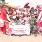 Anak Didik Paud Permata Baru mengikuti Pawai