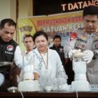 pemusnahan BB Narkoba yang di lakukan, Kapolres Bersama Instansi terkait--  