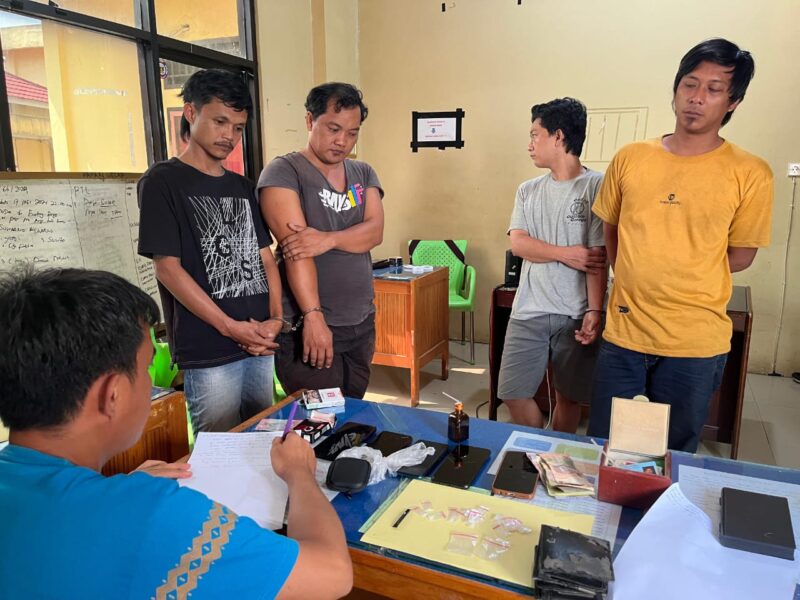 Empat Warga Kuamang Ditangkap Saat Pesta Narkoba.