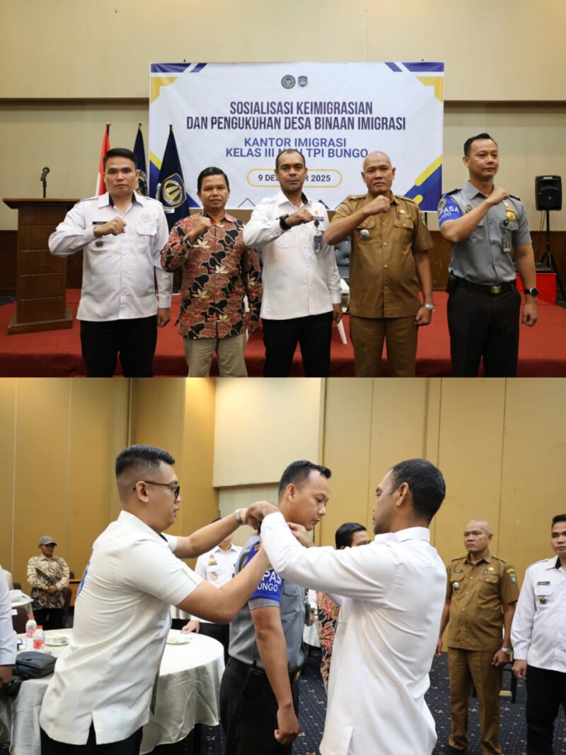 Imigrasi Bungo Perkuat Pengawasan: Tebing Tinggi Uleh Jadi Desa Binaan Baru