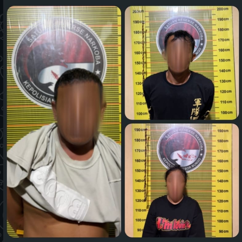 Tiga Terduga Kasus Narkoba asal Kuamang Pelepat Ilir Ditangkap