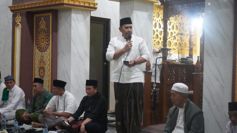 Safari Ramadan di Tabir Selatan, Bupati M. Syukur Sampaikan Komitmen Membangun Infrastruktur