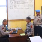 Bripda MI di Ruang Si Propam Polres Tanjab Timur untuk dimintai keterangan oleh unit Paminal Polres Tanjab Timur