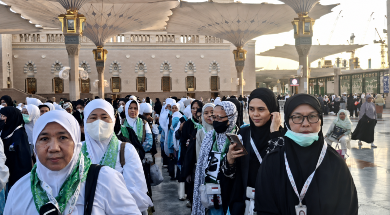 Sebanyak 188 jemaah mengikuti rangkaian kegiatan tersebut. Jumlah itu berkurang satu orang dari total awal 189 jemaah. Para jemaah berangkat dari Makkah menuju Madinah pada 21 Juni 2026.