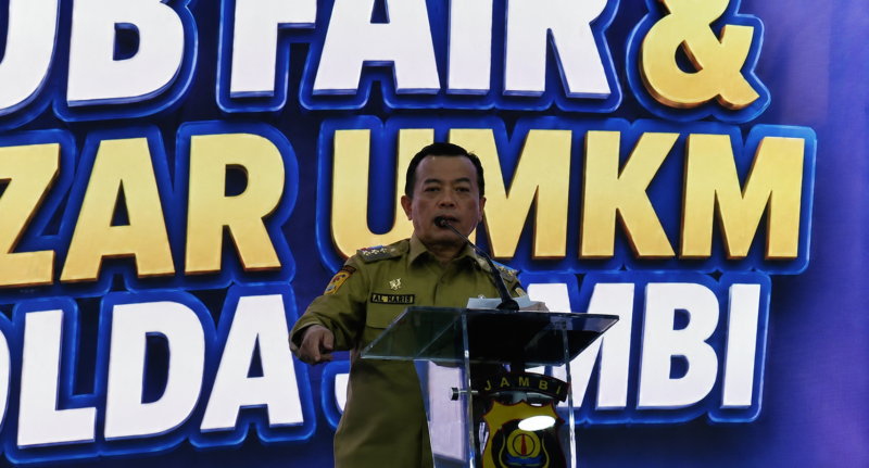 Al Haris Apresiasi Job Fair dan Bazar UMKM Polda Jambi, Sediakan Lebih dari 1.000 Lowongan Kerja