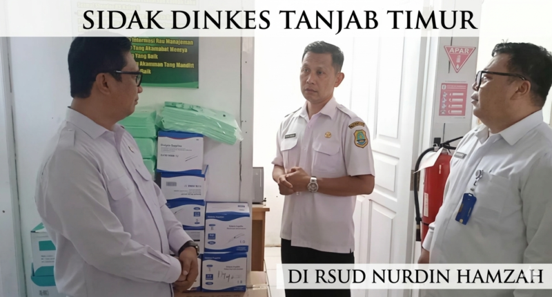 Sidak RSUD Nurdin Hamzah, Kadinkes Pastikan Stok Obat Aman. (Diedit oleh Gemini AI)