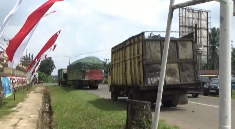 Polisi Tahan 12 Truk Batubara Pelanggar Jam Operasional
