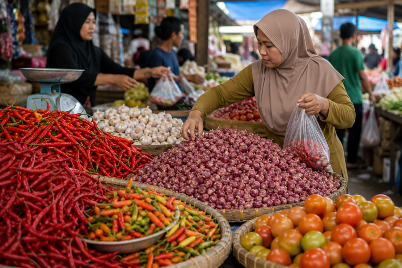 Harga Cabai dan Bawang Merah di Bungo Turun