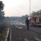 Lahan di Jalan Eks Arena MTQ Muara Bulian Terbakar