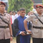 AKP Yosua Adrian (kanan) Resmi Jabat Kasat Reskrim Polres Bungo gantikan AKP Ilham Tri Kurnia