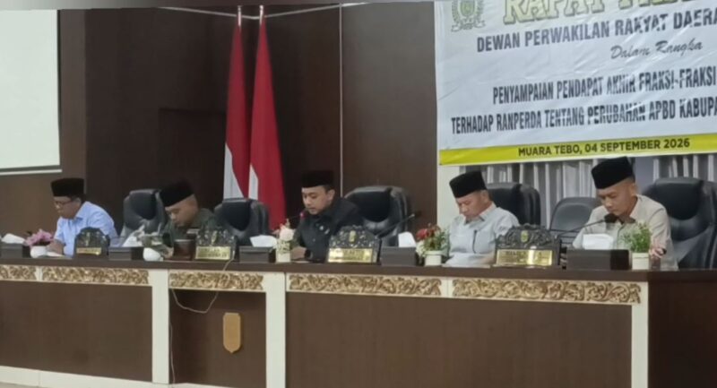 DPRD Tebo Setujui Perubahan APBD 2026